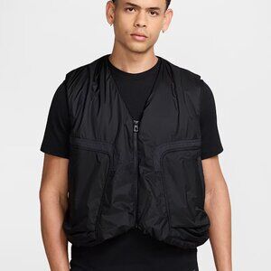 NEW Nike Tech Men’s Lightweight Nylon Woven Vest Black HM4262-010, Size M